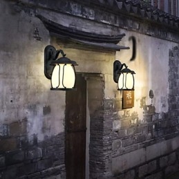 Utanför Europa Typ Återställa Gamla Sätt Är Vattentät Creative American Wall Lamp Lights