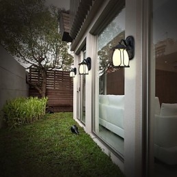 Utanför Europa Typ Återställa Gamla Sätt Är Vattentät Creative American Wall Lamp Lights