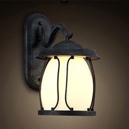 Utanför Europa Typ Återställa Gamla Sätt Är Vattentät Creative American Wall Lamp Lights