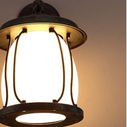Utanför Europa Typ Återställa Gamla Sätt Är Vattentät Creative American Wall Lamp Lights