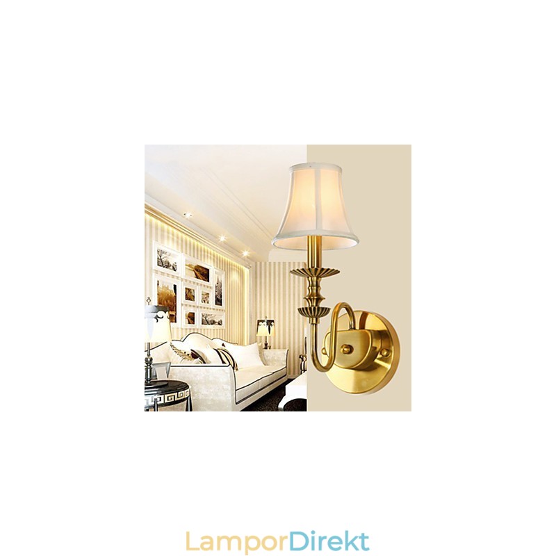 Klassiska Sovrum Vägglampor Enkel Metall Vardagsrum Vägglampa Bar Café Hall Balkong Vägglampa