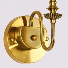 Klassiska Sovrum Vägglampor Enkel Metall Vardagsrum Vägglampa Bar Café Hall Balkong Vägglampa