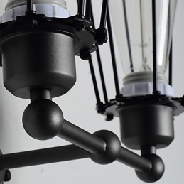 Loft American Country Iron Art Antik Vägglampa Industrilampor