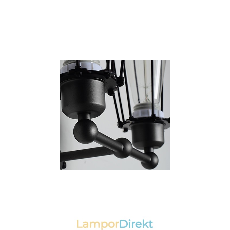 Loft American Country Iron Art Antik Vägglampa Industrilampor
