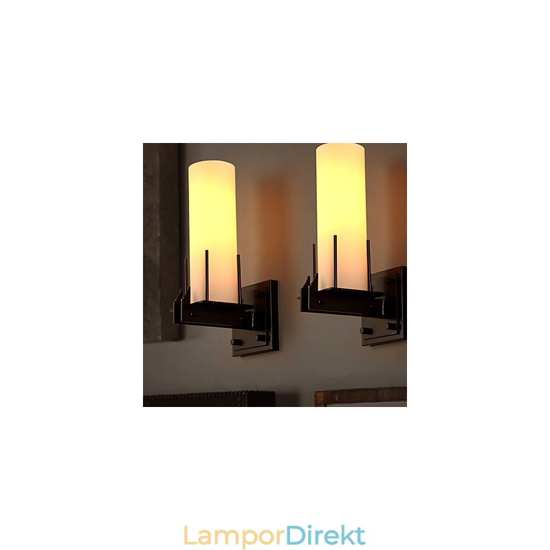 Loft Contracted Och Contemporary Retro Personality Ljusstake Vägglampa Lights
