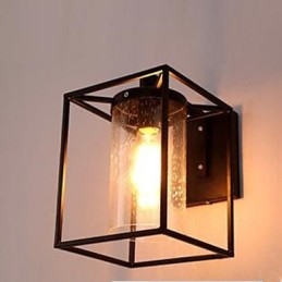 Amerikansk Country Personality Loft Nordic Contracted Style Raindrop Bubble Glas Vägglampa