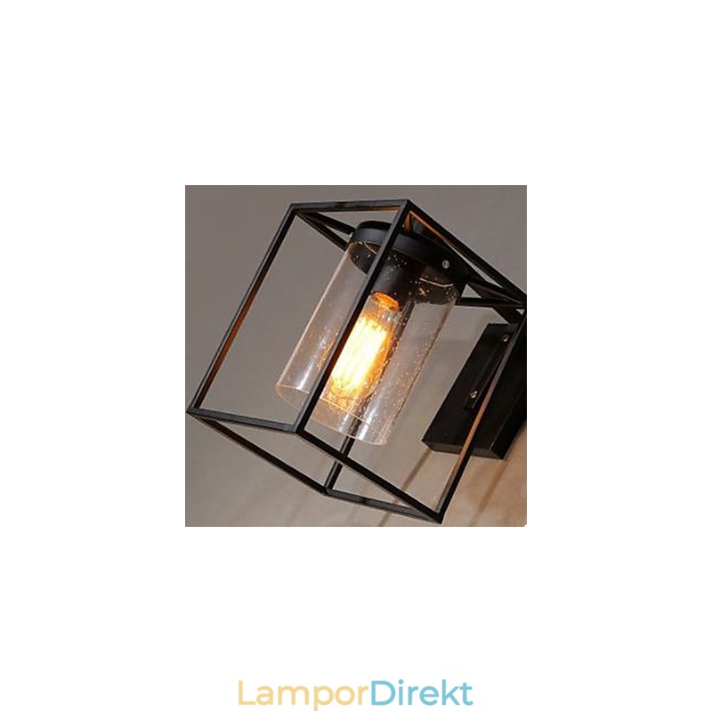 Amerikansk Country Personality Loft Nordic Contracted Style Raindrop Bubble Glas Vägglampa