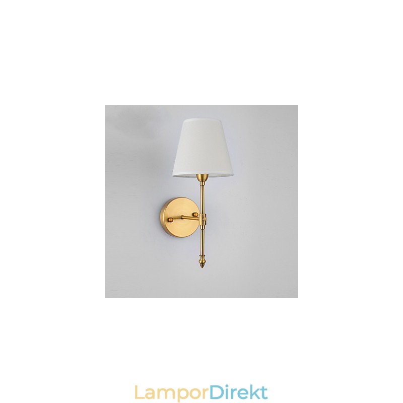 Klassiska Sovrum Vägglampor Enkel Metall Vardagsrum Vägglampa Bar Café Hall Balkong Vägglampa