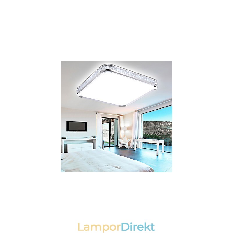 Flush Mounte Light Lyx Modern Akryl Med Ljus Justerbar Gyllene Eller Silver Kan Välja