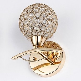 Vägglampor Läsvägglampor Crystal Mini Style Modern Contemporary Metal