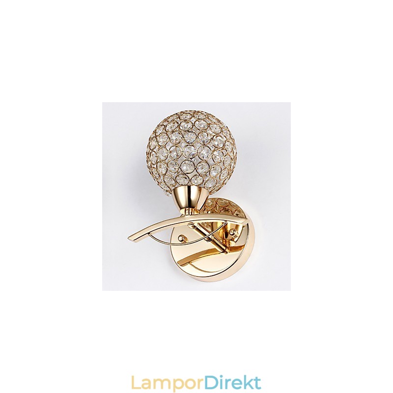 Vägglampor Läsvägglampor Crystal Mini Style Modern Contemporary Metal