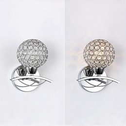 Vägglampor Läsvägglampor Crystal Mini Style Modern Contemporary Metal