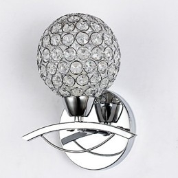 Vägglampor Läsvägglampor Crystal Mini Style Modern Contemporary Metal