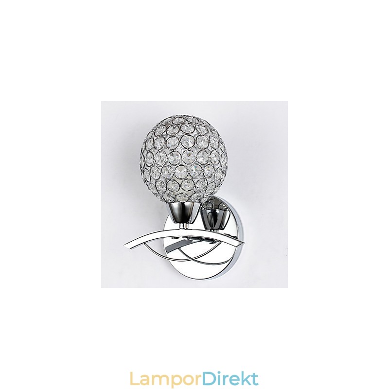 Vägglampor Läsvägglampor Crystal Mini Style Modern Contemporary Metal