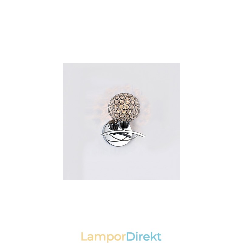 Vägglampor Läsvägglampor Crystal Mini Style Modern Contemporary Metal