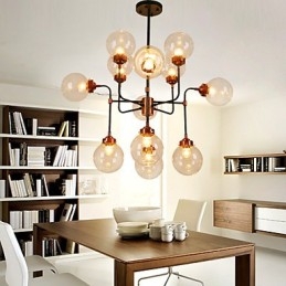 Magic Beans Droplight Kreativ Av Individuell Karaktär Lampa Smidesjärn Industri Vind