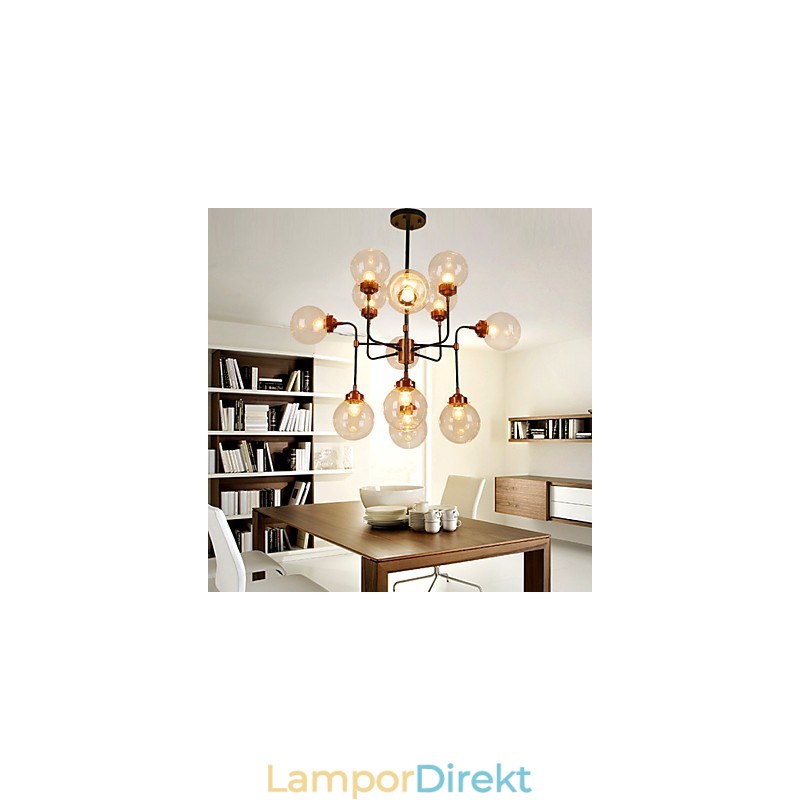 Magic Beans Droplight Kreativ Av Individuell Karaktär Lampa Smidesjärn Industri Vind