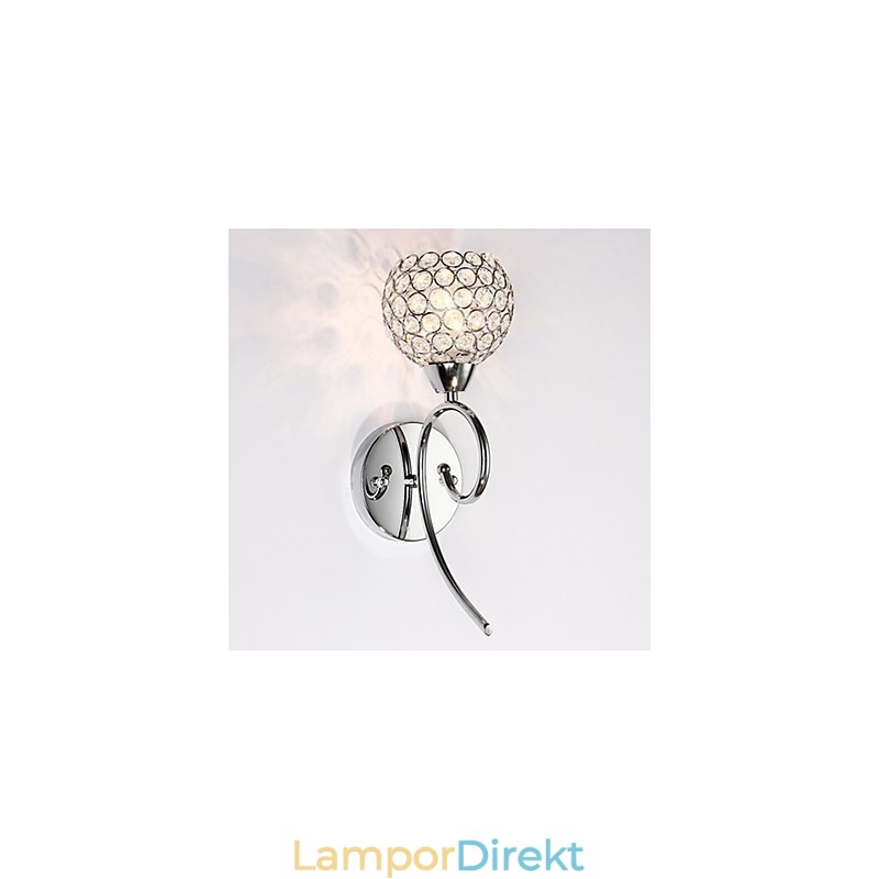 Vägglampor Läsvägglampor Crystal Mini Style Modern Contemporary Metal