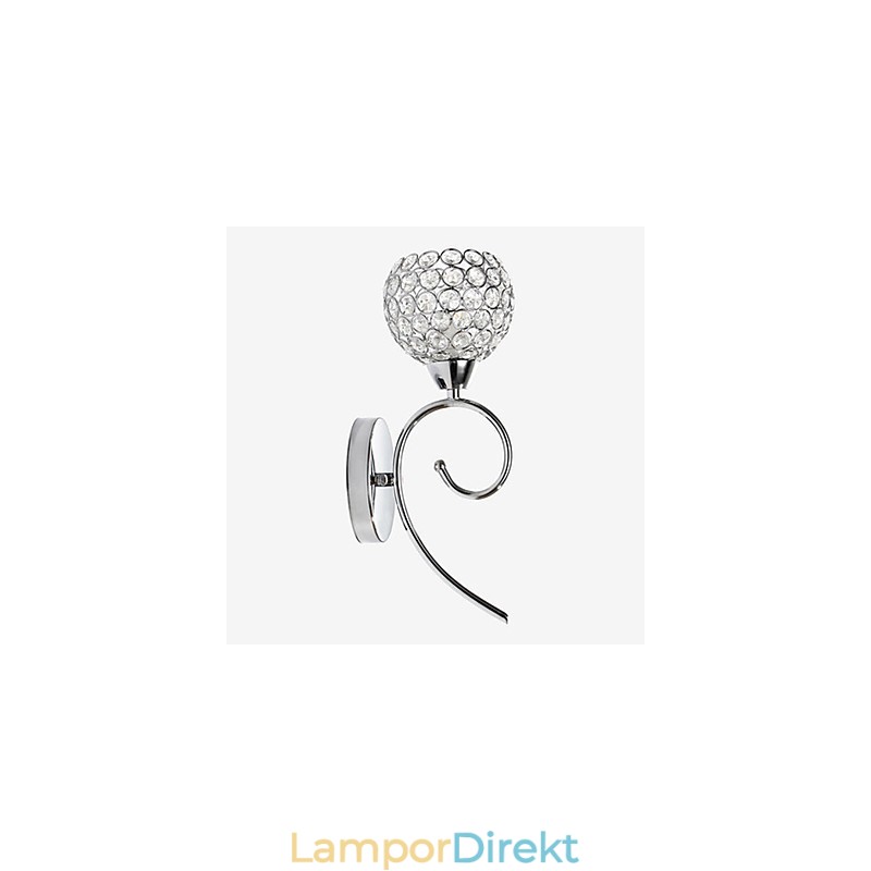 Vägglampor Läsvägglampor Crystal Mini Style Modern Contemporary Metal
