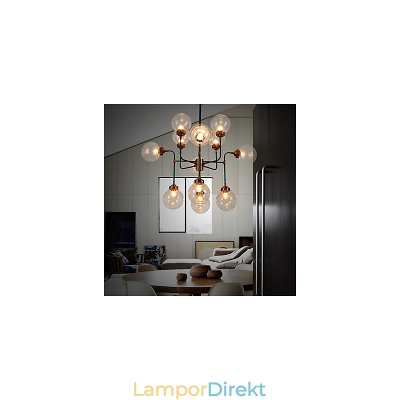 Magic Beans Droplight Kreativ Av Individuell Karaktär Lampa Smidesjärn Industri Vind