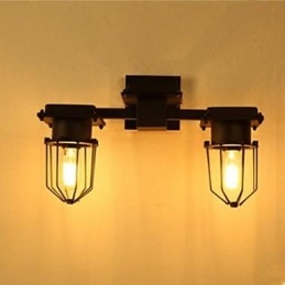 Vägglampa Smidesjärn Hall Trappa Huvudet På En Säng