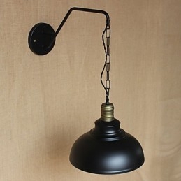 Enkel Och Kreativ Personlighet Vägglampa Industrikedja Amerikansk Retro Iron Aisle Sovrum Sängväggslampa