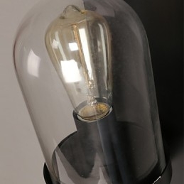Creative Rural Smidesjärn Glas Vägglampa Light