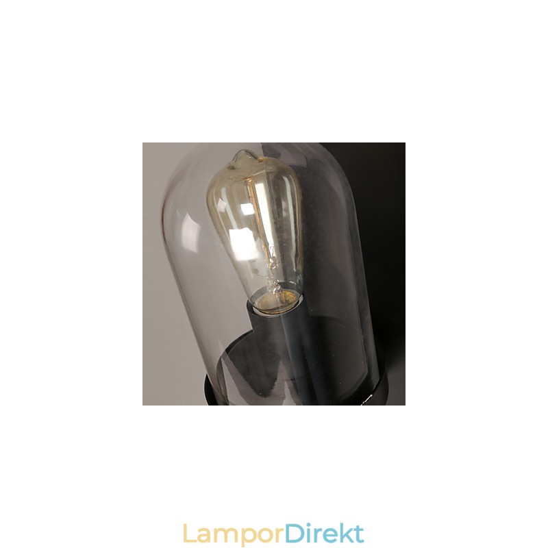 Creative Rural Smidesjärn Glas Vägglampa Light