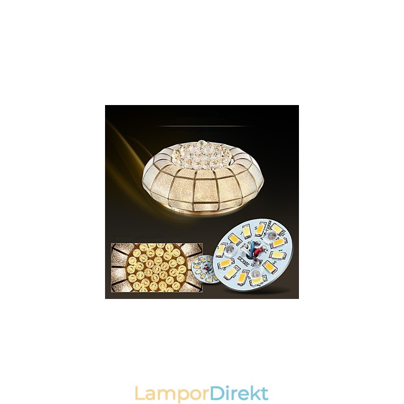 Traditionell Klassisk Rustik Lodge Mässing Metall Flush Mount