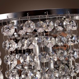 Modern Kristallvägglampa Med 1 Lampa