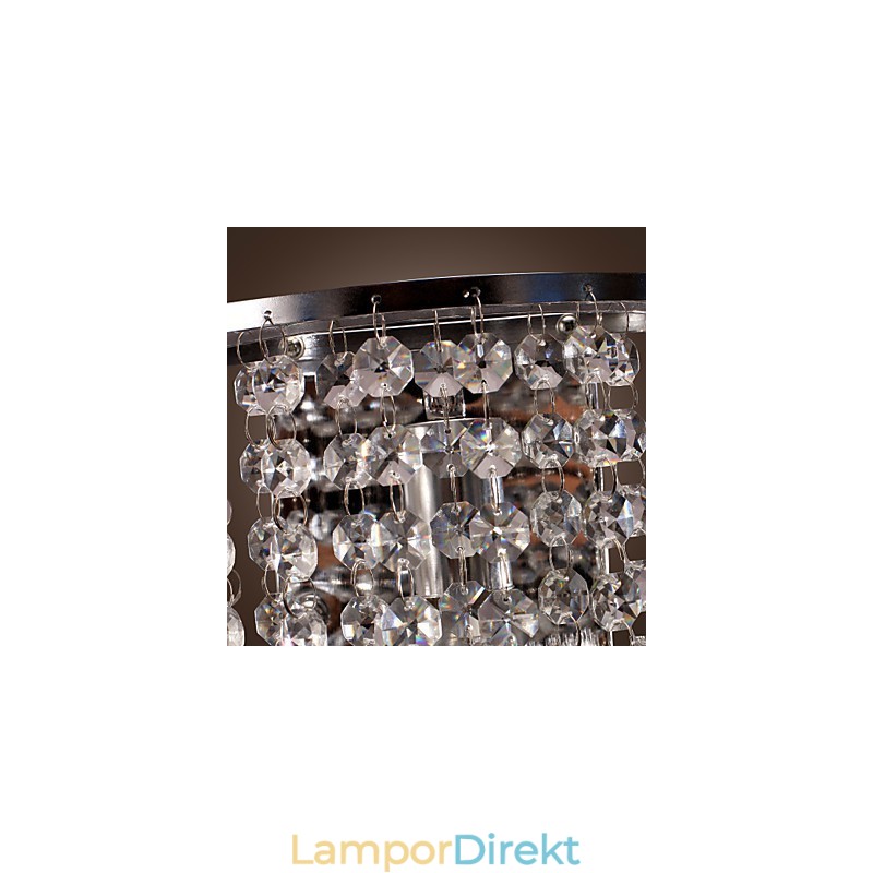 Modern Kristallvägglampa Med 1 Lampa