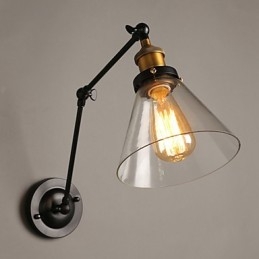 Creative Rural Loft Retro Titan Sektion Dubbel Vägglampa Light