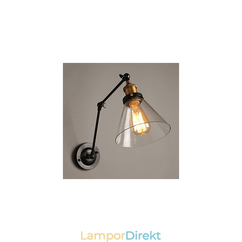 Creative Rural Loft Retro Titan Sektion Dubbel Vägglampa Light