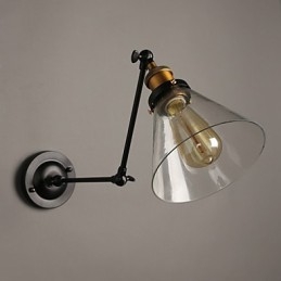Creative Rural Loft Retro Titan Sektion Dubbel Vägglampa Light