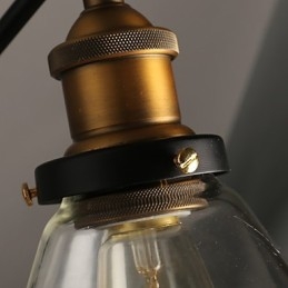 Creative Rural Loft Retro Titan Sektion Dubbel Vägglampa Light