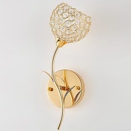 Minimalistisk Modern Kristallvägglampa