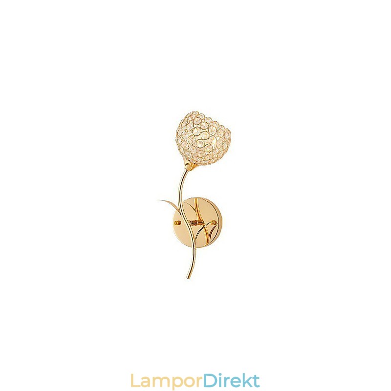 Minimalistisk Modern Kristallvägglampa