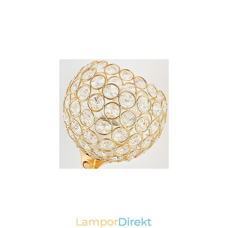 Minimalistisk Modern Kristallvägglampa