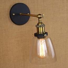 Nostalgisk Amerikansk Exporthandel Av Originalmodellerna Lantlig Industriell Och Dekorativ Vägglampa