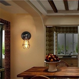 Full Av Personlighet Elegant Utseende American Retro Cage Wall