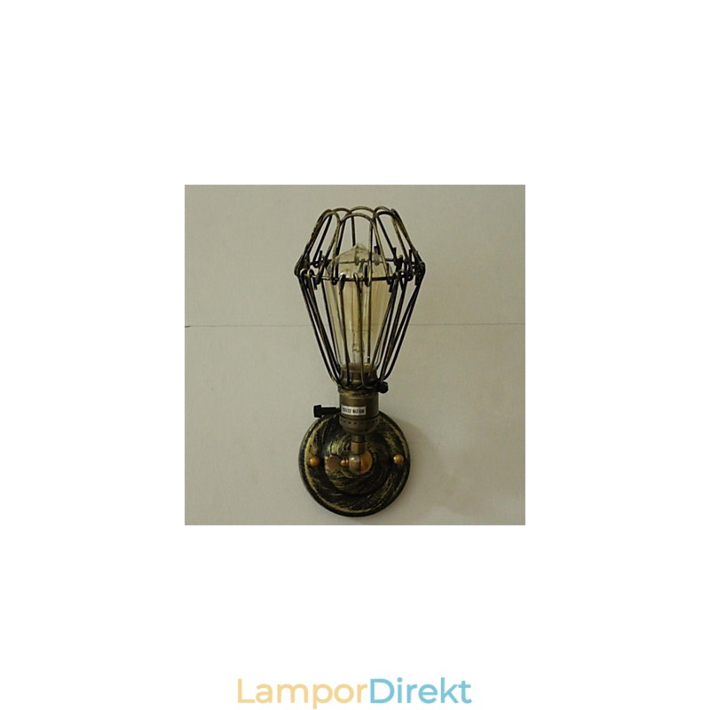 Full Av Personlighet Elegant Utseende American Retro Cage Wall