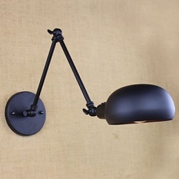 Det Finns Den Långa Armen På Dubbelströmbrytaren Minimalistisk Europa Personlig Retro Mode Style Belysning Järnvägg
