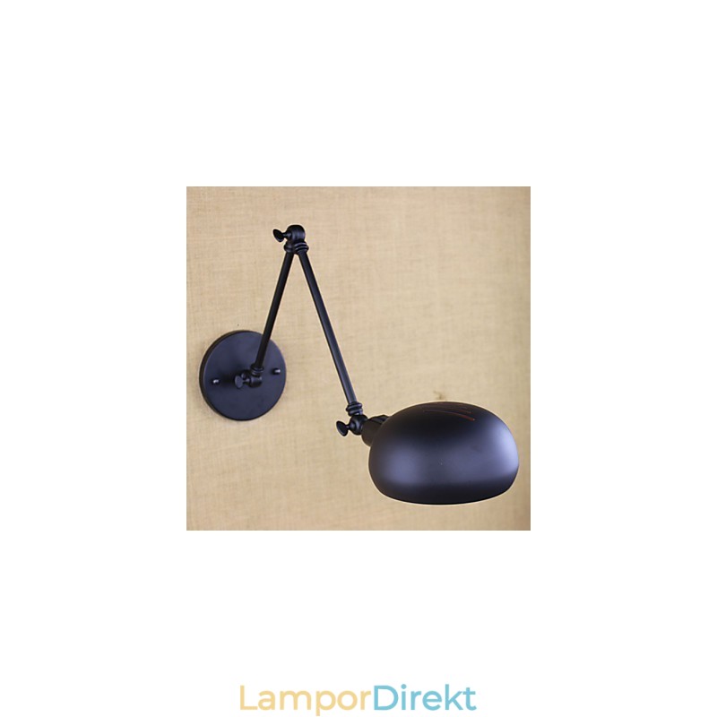 Det Finns Den Långa Armen På Dubbelströmbrytaren Minimalistisk Europa Personlig Retro Mode Style Belysning Järnvägg