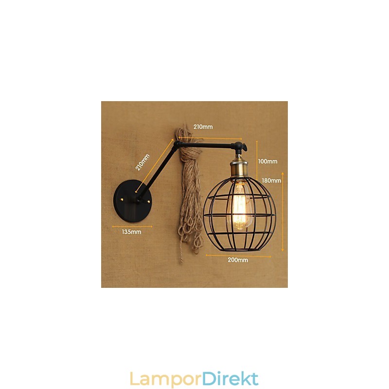 Vägglampetter Traditionell Klassisk Metall