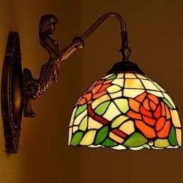 Europeiska Kontrakterade Landsbygdens Kreativa Smidesjärn Vägglampa Lampor
