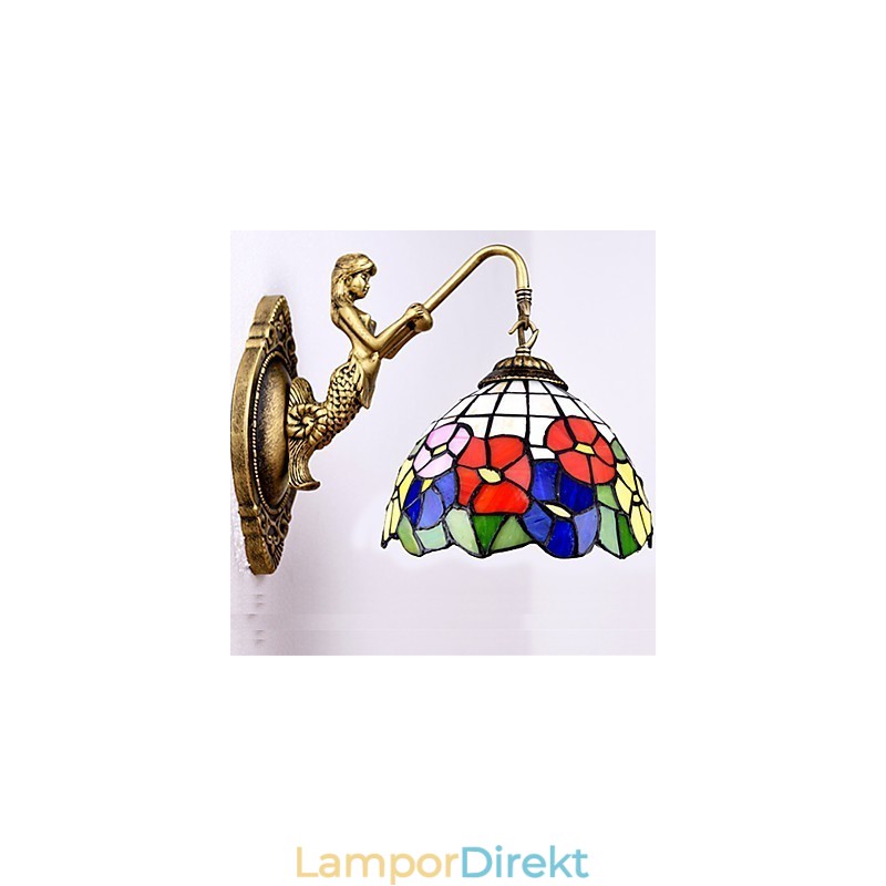 Europeiska Kontrakterade Landsbygdens Kreativa Smidesjärn Vägglampa Lampor