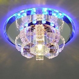 Kristall Taklampa Spotlight Smd 3W Creative Lamp Absorbera Kupolljus