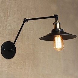 Kreativ Nostalgisk Retro Lång Arm Av Industriell Typ Vikbar Infällbar Vägg