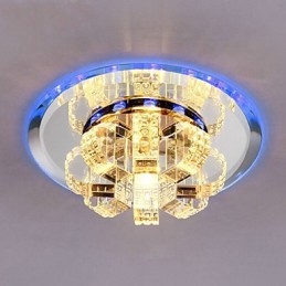 Kristall Taklampa Spotlight Smd 3W Creative Lamp Absorbera Kupolljus