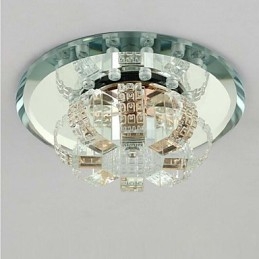 Kristall Taklampa Spotlight Smd 3W Creative Lamp Absorbera Kupolljus
